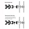 MTB Road Bicycle Hub Bearing Removal Tool Bike Hub Tower Base Removal Tool