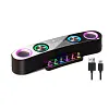 Desktop Colorful Gaming Bluetooth Speaker LED Lights Computer Audio Cool Mechanical Keys