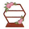 DIY Diamond Painting Floral Design Jewelry Organizer Earring Holder Earring Stand Storage Kit
