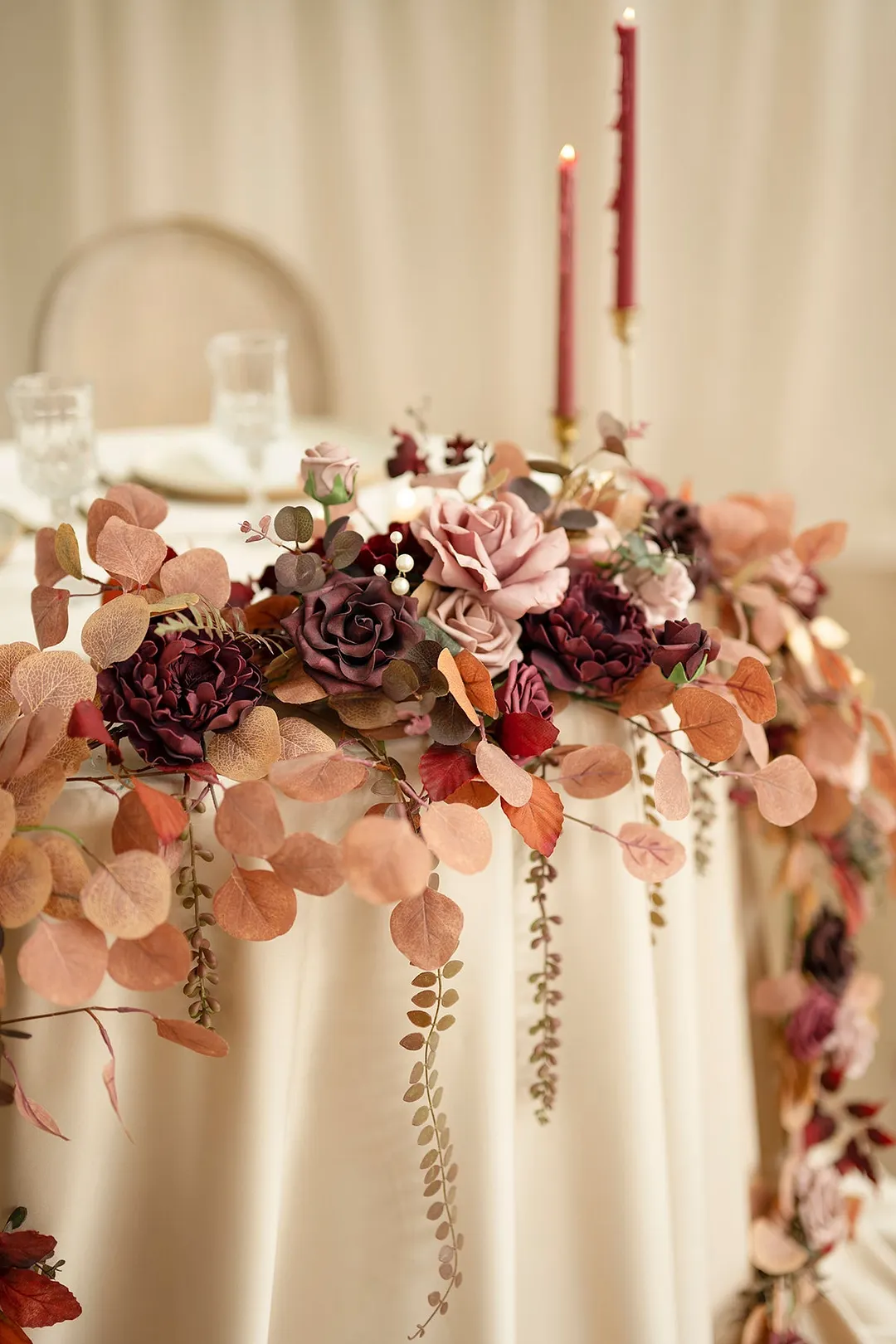 3.5" Foam Avalanche Rose with Stem - 16 Colors