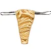 Men's Sexy Silk Bikini Low Waist Thong