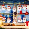 10pcs DIY Cartoon Christmas  Diamond painting pendant