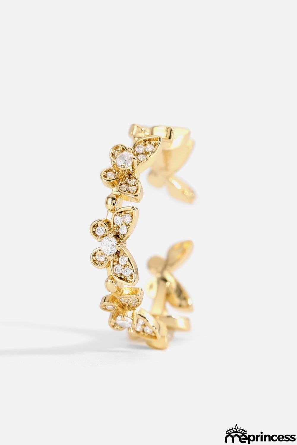 Butterfly Zircon Open Ring