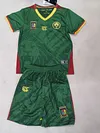 Joyfball 2025/2026 Kids Size Cameroon Home Football Shirt 1:1 Thai Quality