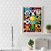 Character Combination-Full Round Diamond Painting 40*50cm