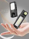 Ear Clip Headlamp Rechargeable LED Headlight with Motion Sensor Head Flashlight