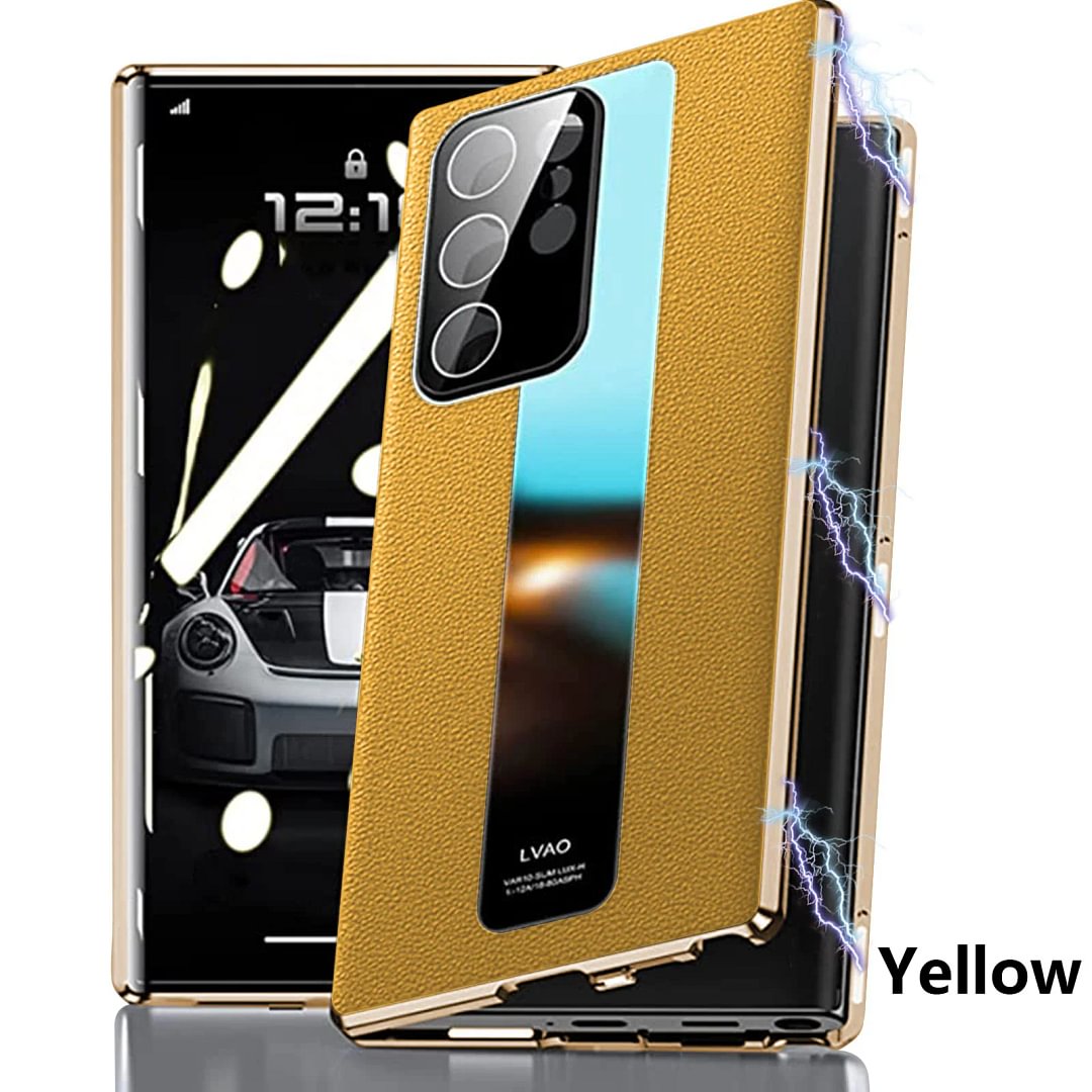 Suitable for Samsung S22/S23 series glass goggles magnetic suction all-inclusive drop-proof mobile phone case