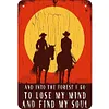 (Multi Style)Cowboy - Vintage Metal Signs - 20*30cm