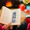 (US Local)Christmas Deer A5 Size Diamond Painting Notebook Set with 4Pcs Bookmark Gift