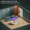 Rotating Head Bug Zapper Racket 2 in 1 Electric Fly Swatter for Indoor Outdoor