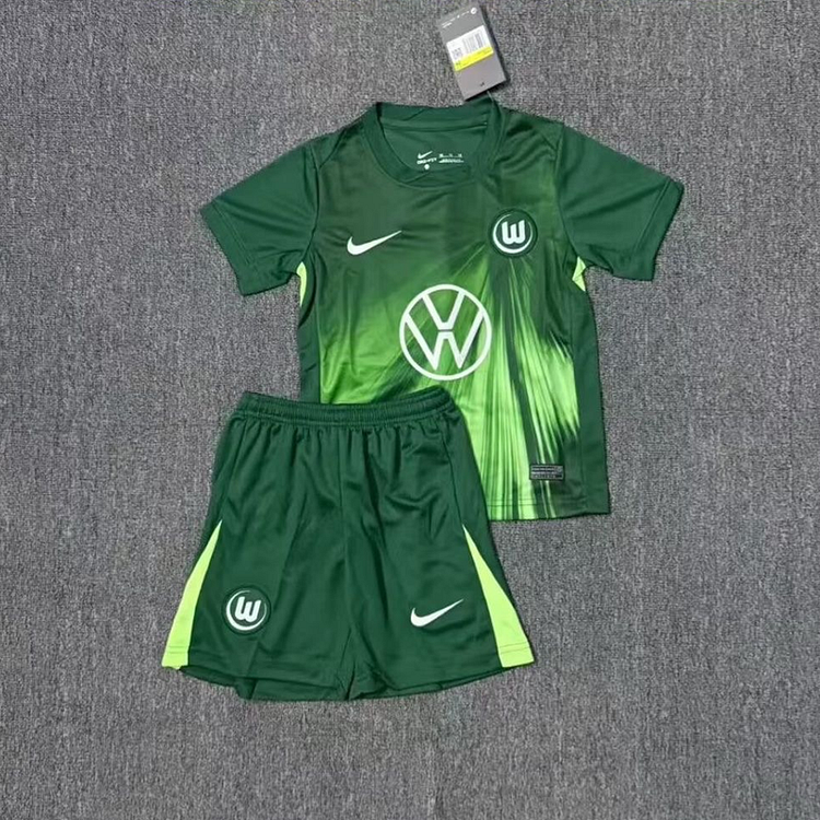 Kids Wolfsburg 25/26 Home Football Kit