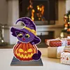 Crystal Diamond Ornament Wooden Point Drilling Halloween Ornament Kit