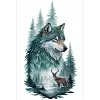 (US Local)Bear-11CT Stamped Cross Stitch Kit(40x70cm)