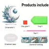 (US Local)Acrylic Special Shaped Double Sided Effect Christmas Theme Desktop Diamond Art Kit