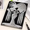(US Local)50-Page A5 Queen Diamond Painting Notebook for Adult Holiday Birthday Gift