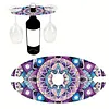 Diamond Painting Wine Glass Rack DIY Wine Glass Holder Storage Rack Diamond Art Acrylic Organizer Stemware Rack Kit