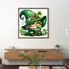 Clover Gnome - 11CT Stamped Cross Stitch - 45*45cm