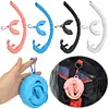 Silicone Snorkel Tube Diving Snorkel with Storage Case Flexible for Scuba Diving