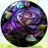 (Multi-Style)Flower Animal Glass Painting-Paint by Numbers Acrylic Painting 40*40CM