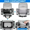 Portable Nebulizer Storage Bag Large Capacity Anti-Scratch Atomizer Organizer Waterproof Wear Resist Nebulizer Carrier Bag for CPAP Machine and Accessories