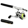 Mini Pocket Pen Shape Travel Fishing Rod Telescopic Fishing Rod Reel Combo Set