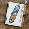 4Pcs Special Shape Bluebird Diamond Painting Bookmark Art Project for Book Lover