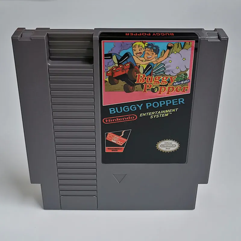 Buggy Popper For Nintendo NES - 8 Bit Game Cartridge