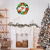 Diamond Painting Santa Snowman Christmas Wreath Pendant