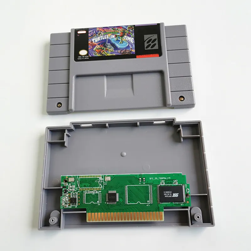 Teenage Mutant Hero Turtles IV: Turtles in Time SNES For Super Nintendo Entertainment System - 16 Bit US Version Game Cartridge