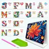 2026 DIY Special Shape Desktop Diamond Standing Calendar for Bedroom Living Room