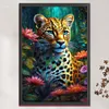 Leopard-11CT Stamped Cross Stitch 40*60cm/15.75*23.62in (Big Size)