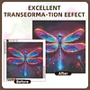 Diamond Painting -DIY Round Drill Colorful Dragonfly(40*40CM)
