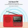 FM AM SW Stereo Radio Speaker 2 Antenna 2.1 Channel Full Band MP3 Player (Red)