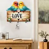 Crochets muraux en bois pour l&rsquo;amour
