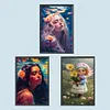Diamond Painting-DIY Full Round Drill Girl(60*40CM)