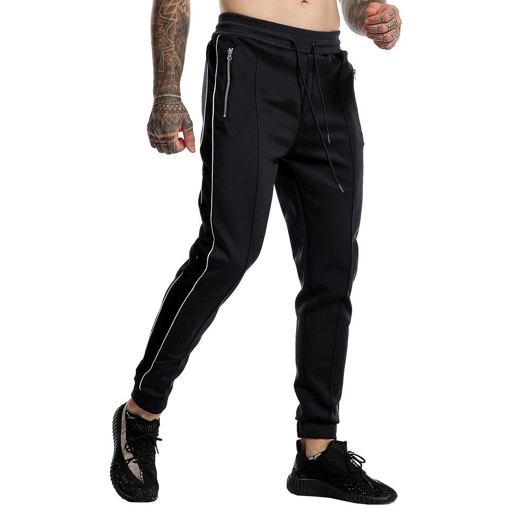 Canghpgin Men's Stretch Casual Pants Drawstring Pants Sweatpants
