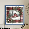 Winter Cabin-11CT Stamped Cross Stitch 40*40cm/15.75*15.75in
