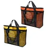 2-in-1 Mesh Beach Bag Large Beach Tote Bag Swimming Pool Travel Bag for Women