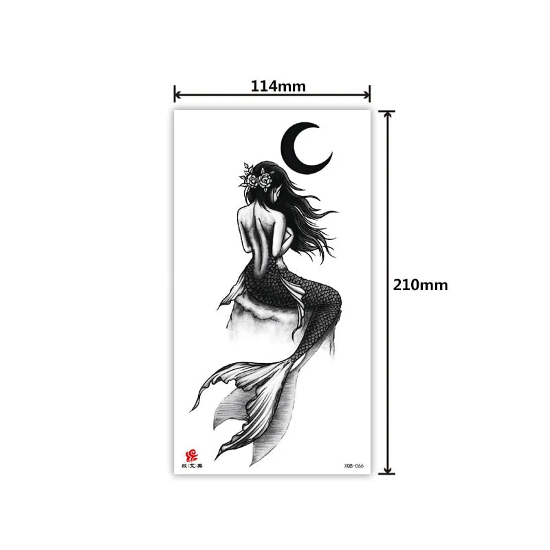 Tattoo Applique Arm Men and Women Small Full Arm Waterproof Tattoo Sticker Symbol Totem Animal Skull Text Tattoo Sticker