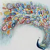 >SALE<5D DIY Full Drill Diamond Painting Peafowl Cross Stitch Mosaic Craft Kit
