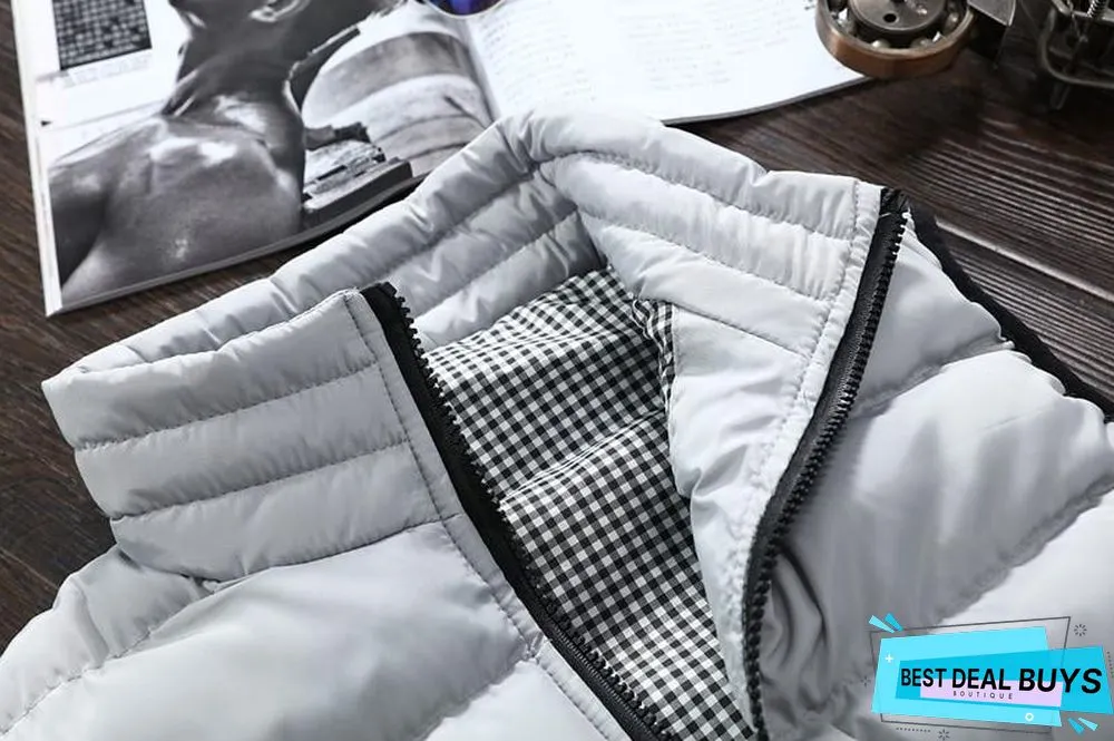 Men New Vest Mens Plus Size Warm Sleeveless Jacket Men Winter Waistcoat Men's Vest Casual Coats