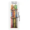 (Big Size) Stack Of Books With Flowers - 11CT Stamped Cross Stitch 30*80cm/11.81*31.5in