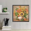 >SALE<5D DIY Partial Special Shaped Drill Diamond Painting Poppy Flowers Decor 30x30cm