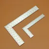 Mini 5x10cm Measuring Ruler Stainless Steel Square For Student Carpenter