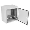 [US Local Warehouse] Electrical Junction Box IP55 Waterproof Metal Electrical Enclosure 24x24x28in with Fan-Vent Design Enclosure Steel Box for Electronics Services and Battery Accessories