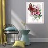 Butterfly Flower - 14CT Stamped Cross Stitch Kit(28x35cm)