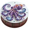 Diamond Painting Snack Box Kit Art Decor Round Snack Box Handmade Art Decoration