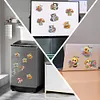 12PCS DIY Diamond Art Refrigerator Sticker Kits for Home Decor (Kitten)