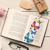 (US Local)3Pcs Special Shape Butterfly Diamond Painting Bookmark with Pendant