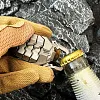 Titanium Alloy EDC Decompression Toy Mecha Beetle Press Push Card Artifact Magnetic Coin Toy Pendant